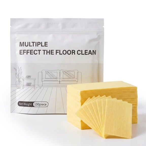 100 Piece Floor Cleaning Tablets Multi-Surface Cleaner, Upgraded Floor Cleaning Solution Tablets, for Tile/Hardwood/Kitchen & Bath