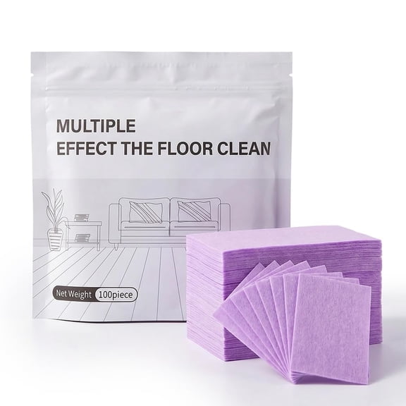100 Piece Floor Cleaning Tablets Multi-Surface Cleaner, Upgraded Floor Cleaning Solution Tablets, for Tile/Hardwood/Kitchen & Bath