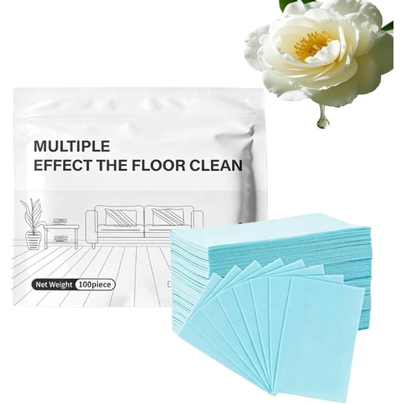 100 Piece Floor Cleaning Tablets Multi-surface Cleaner, Dissolvable Floor Measured Deep Cleaning Tablet, Efficient Floors Cleaning Tablets for Hardwood Laminate Tile Walls Maintenance (100)