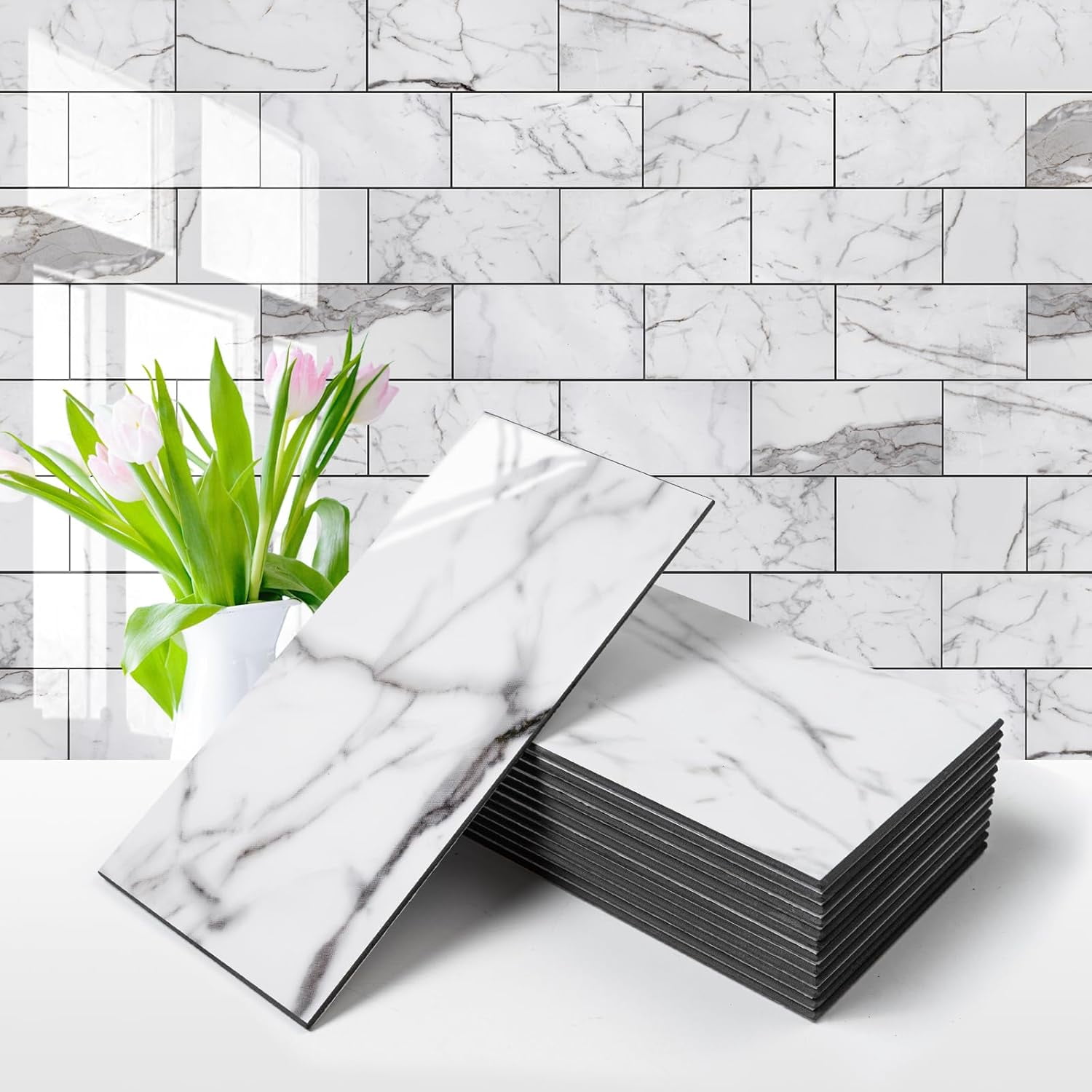 100-Piece Glossy Statuary White 3
