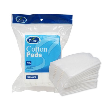 100 Piece Home Essentials Hypoallergenic Cotton Pads Soft Absorbent