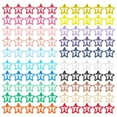 thumbnail image 1 of 100-Piece Metal Snap Hair Clips for Girls, Toddlers, and Kids - Perfect for Fine Hair, Thick Hair, and More - Featuring Fun Star Designs, 1 of 5