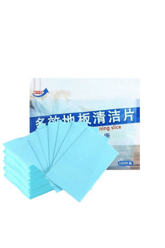 100 Piece Multi Effect Floor Cleaner Sheets, Dissolvable Floor Cleaner Sheets For Hardwood, Tile, Laminate, Floors Cleaners Tablets Multicolor