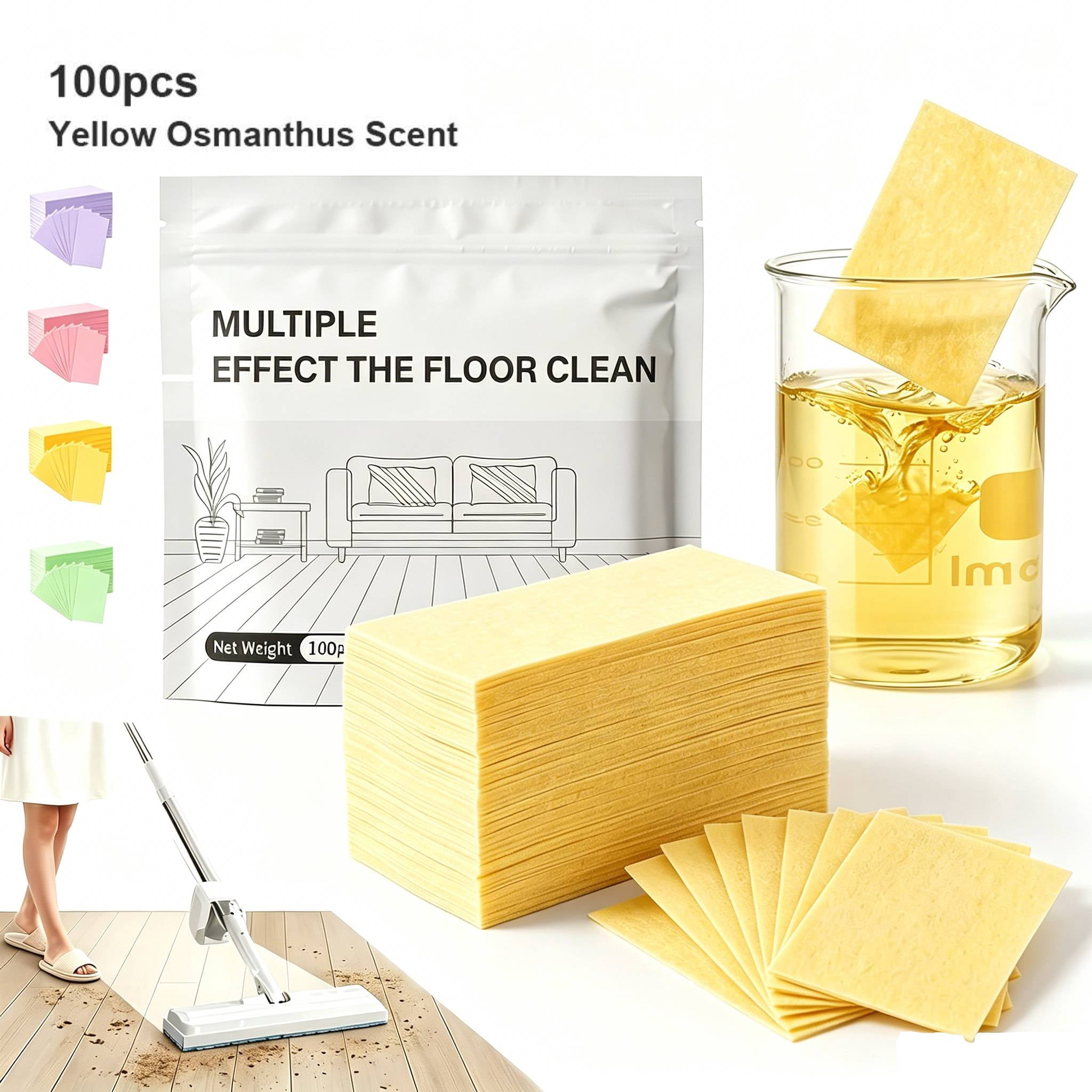100pcs Yellow