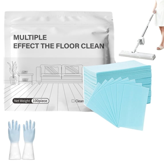 100-Piece Multi-Surface Floor Cleaning Tablets, Multi-Surface Floor Cleaning Tablets, Multiple Effect the Floors Clean, Concentrated Cleaner for Hardwood, Tile, Laminate & More