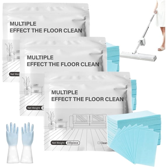 Multi-surface Floor Cleaning Tablets, Multi-surface Floor Cleaning Tablets, Multiple Effect the Floors Clean, Concentrated Cleaner for Hardwood, Tile, Laminate & More (Blue, 3bags)