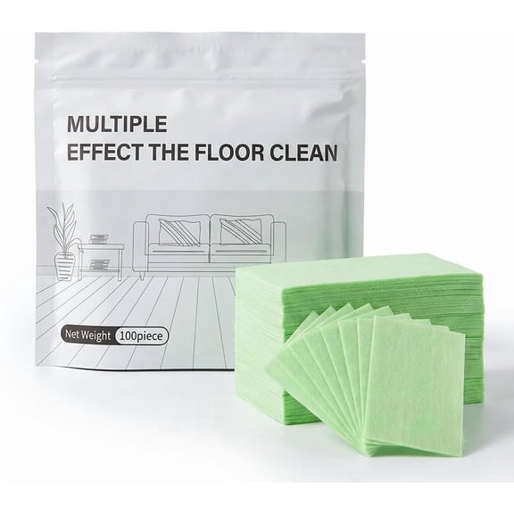 100 Piece Multiple Effect The Floor Clean Tablets, Multi-Surface Floor Cleaning Solution for Tile, Vinyl, Laminate & Hardwood Floors, Dissolvable Deep Cleaning Tablets