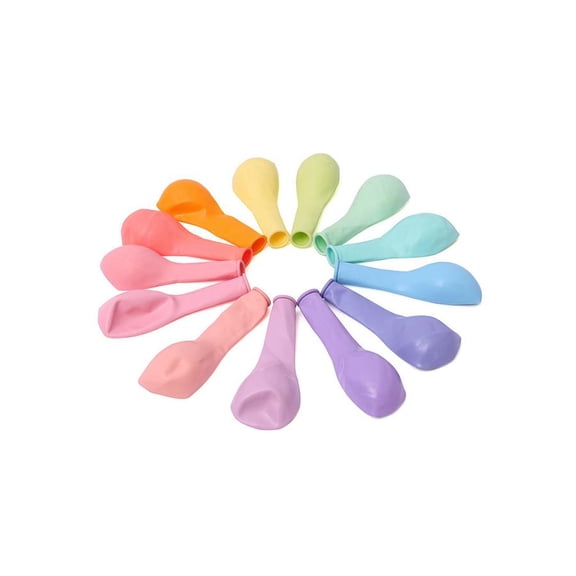 100-Piece Party Macaron Balloons,Assorted Color Party Balloons (100 Pcs) (Mixed Color)