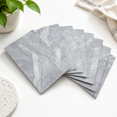 100 Piece Peel and Stick Wall Tiles, Grey Marble, 2.95x5.9 Inch PVC ...