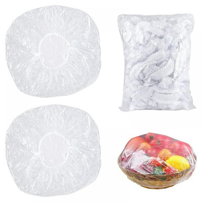 Plastic Clear Dish Bowl Covers Reusable Elastic Disposable Leftover Food Storage Plastic Clear Dish Bowl Covers Reusable Elastic Disposable Leftover Food Storage
