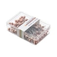 thumbnail image 1 of 100-Piece Sewing Pin for Tailoring and Quilting Projects with Durable Pearlized Heads and Steel Construction, 1 of 3