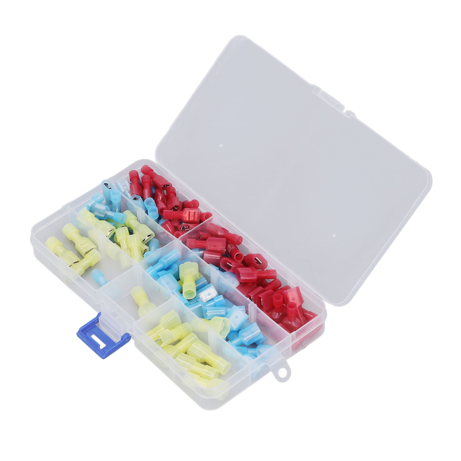 100-Piece Wire Connectors Kit, Male & Female Spade, Nylon Quick