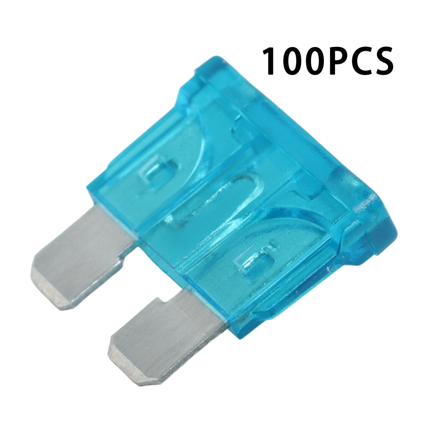 Regular Fuse 100 Pieces 15 AMP ATC/ATO Standard Regular Fuse Blade for Automobile ...