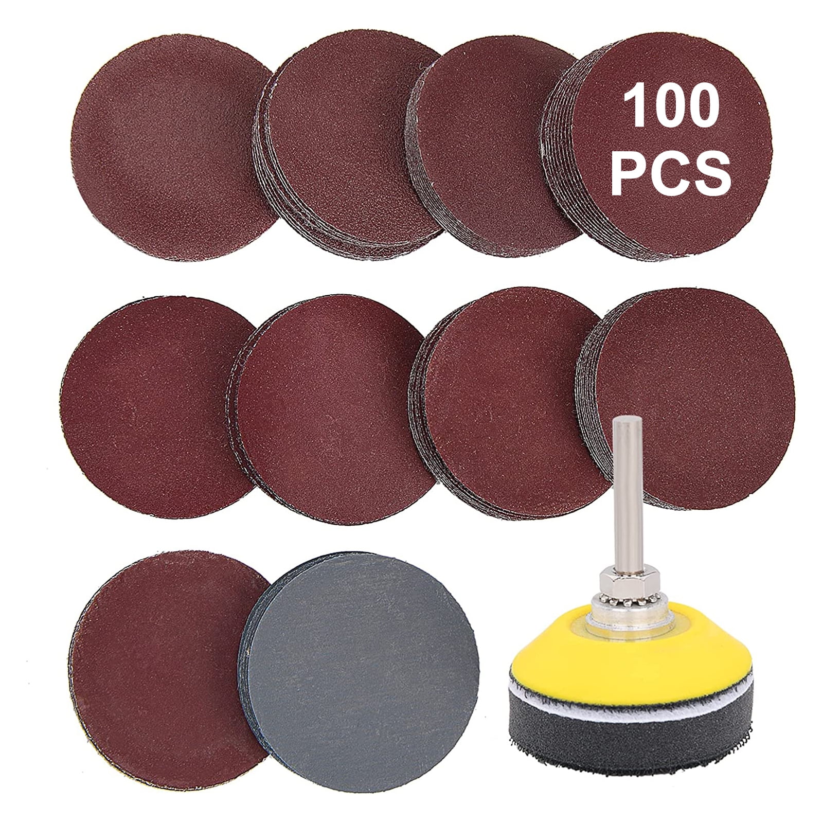 "Walmart 100pc 2Inch Sander, 803000 Grit Sandpaper with 1/4"" Shank
