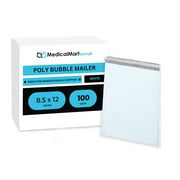 100 Pieces #2 Poly Bubble Mailer Shipping Mailing Padded Envelope with Adhesive Mailers 8.5 x 12