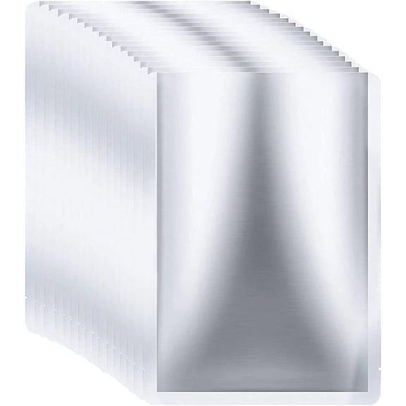 100 Pieces 2 Quart Mylar Bags 8 x 12 Inch, 5 Mil Mylar Bags for Food Storage Coffee Tea Beans Dry Food, Thick Sealable Mylar Bag 2 Quart