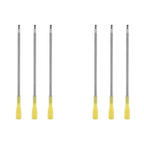 100 Pieces 3.2 Inch Black and Blue Ink Ballpoint Pen Replacement Refills Smooth Writing Ball Point Pen Refills