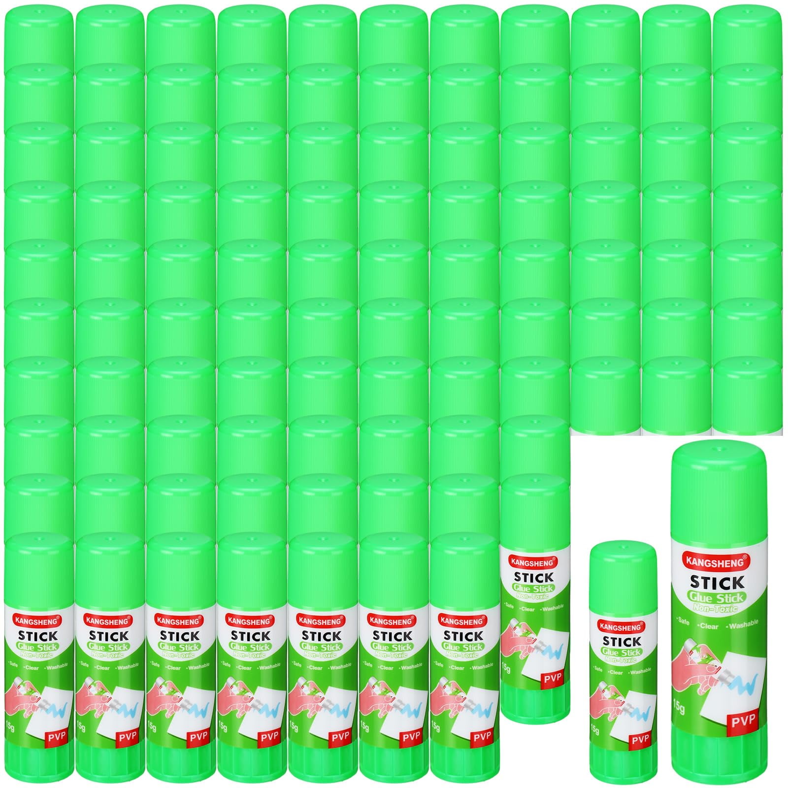 100 Pieces 3D Printer Glue Stick PVP Solid Glue Adhesive Glue for