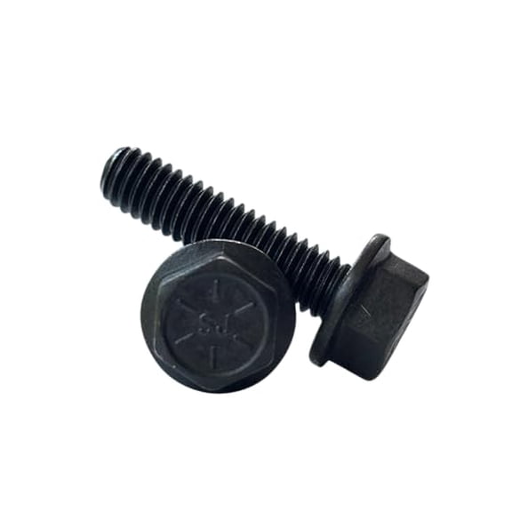 (100 Pieces) 5/16-18x1 1/4" Grade 8 Hex Flange Bolts Screws UNC Coarse Full Threads Zinc Phosphate & Oil$$Hardware