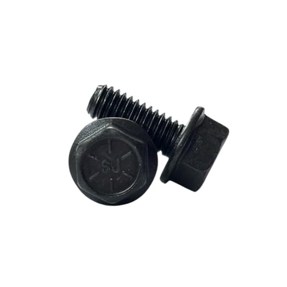 (100 Pieces) 5/16-18x3/4 Grade 8 Hex Flange Bolts Screws UNC Coarse Full Threads Zinc Phopshate & Oil$$Hardware