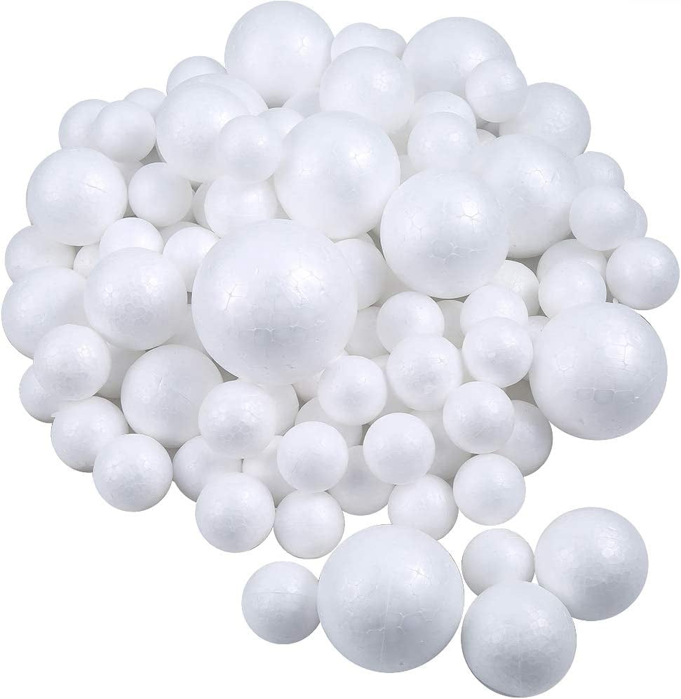 75-Pack Bulk Foam Balls for Crafts for DIY Arts and Supplies, 2 Inch, Small
