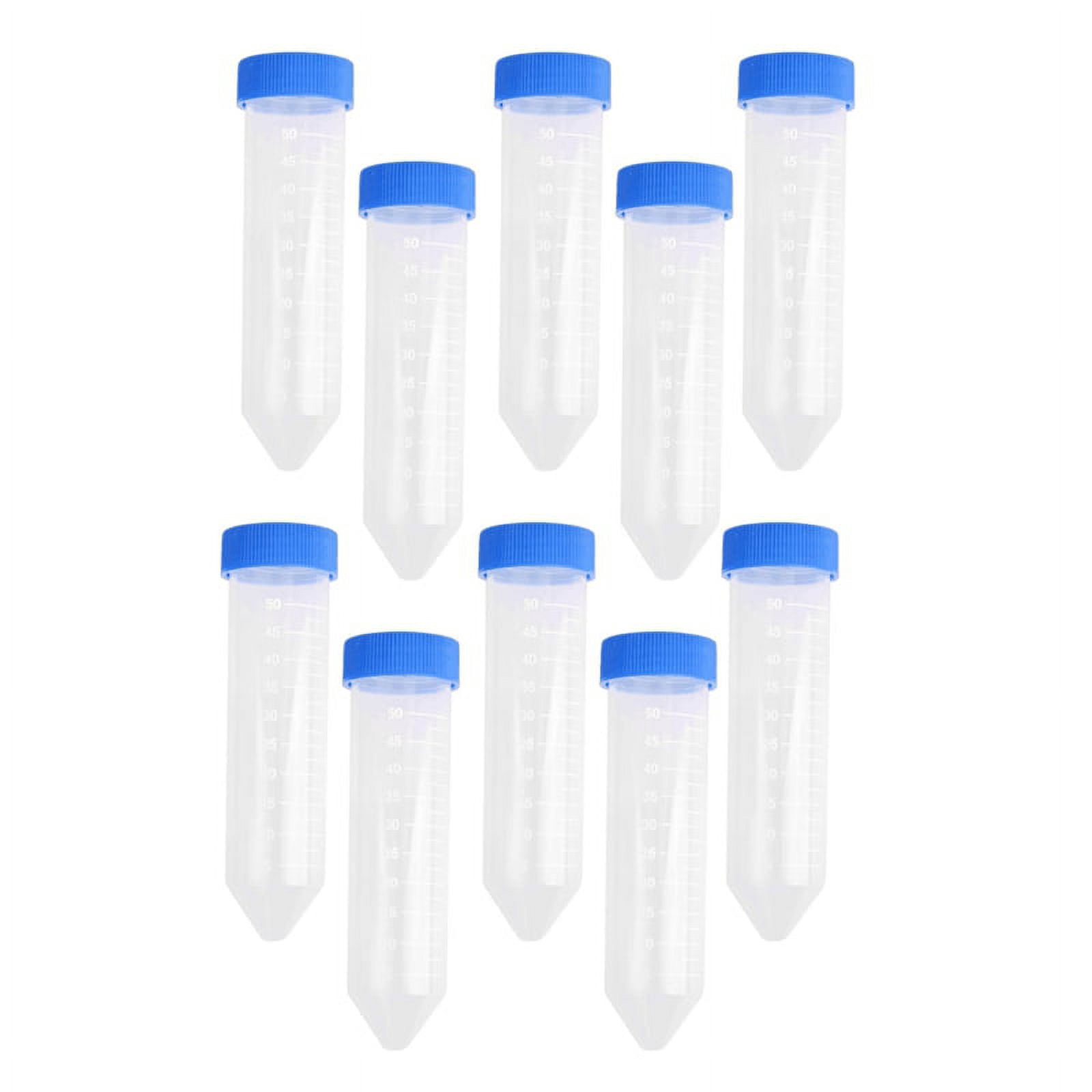 100 Pieces 50Ml Plastic Centrifuge Tube Pipe Vial Lab Test Container ...