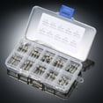 thumbnail image 1 of 100 Pieces, 5x20mm, Ranging from 0.2A to 20A Glass Fuse Assortment, 1 of 5