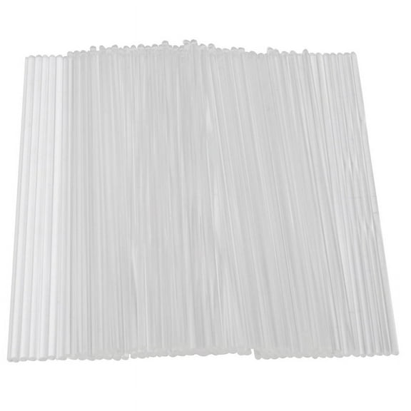 100 Pieces 6 Inch Acrylic Lollipop Sticks Clear Reusable Rods for Making Lollipops Cake Pops Candies Chocolates