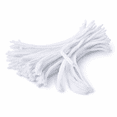 thumbnail image 1 of 100 Pieces 7mm x 12 Inch Pipe Cleaners, Thick Fuzzy White Chenille Stems for Craft Supplies Kids DIY Art Decorations, 1 of 6