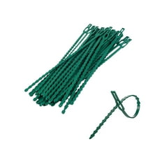Plant Twist Tie Plastic Iron Gardening Twist Tie Green Tie Wire for DIY ...