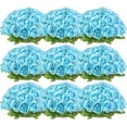 thumbnail image 1 of 100 Pieces Artificial Roses Flowers Bulk, Long Stem Realistic Fake Silk Roses Bouquet for Table Centerpiece Vases Wedding Party Kitchen Decor(Light Blue), 1 of 14