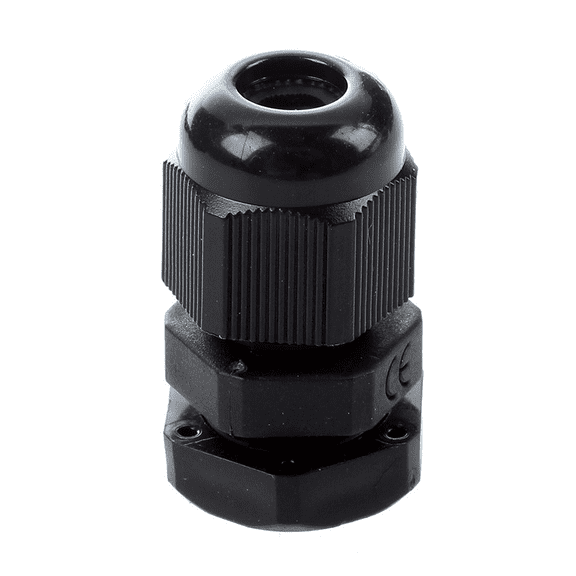 100 Pieces Black Plastic Waterproof Cable Gland Connector PG7