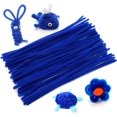 thumbnail image 1 of 100 Pieces Blue Pipe Cleaners Craft Chenille Stems for Kids Creative DIY Arts and Crafts Projects and Decorations (6 mm x 12 Inch), 1 of 5