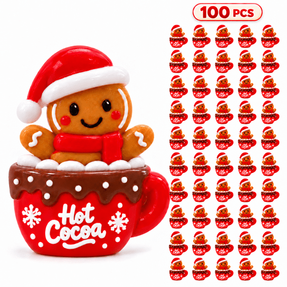 100 Pieces Christian Mini PVC Figurines Christian Rubber Gingerbread ...