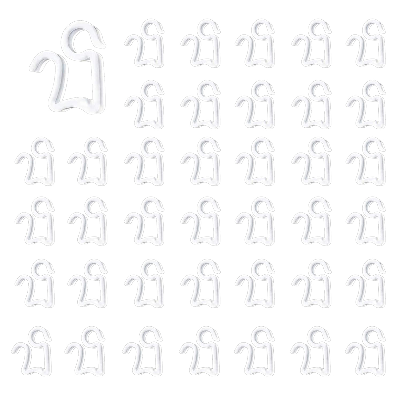 100 Pieces Christmas Light Clips Plastic Christmas Light Decoration