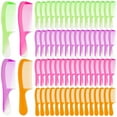 thumbnail image 1 of 100 Pieces Colorful Hair Combs, Hair Combs Bulk, Disposable Hair Comb, Individually Wrapped Comb Set for Kids Women Men Hotel Shelter Homeless Nursing Home Charity, 1 of 6