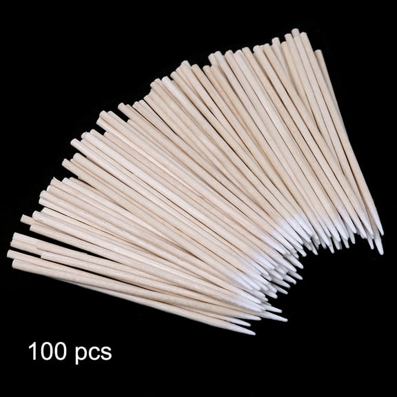 100 Pcs Portable Charge Port Earphone Hole Cleaning Cotton Swab Stick Tools for phone for Multifunctional
