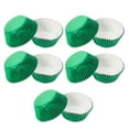 thumbnail image 1 of 100 Pieces Cupcake Paper Liners Mini Non-Stick Muffin Baking Molds DIY Pastry Chocolate Home Kitchen Bakeware, Green, 1 of 10