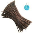 thumbnail image 1 of 100 Pieces Fuzzy Chenille Stems Pipe Cleaners for Arts and Crafts (Brown), 1 of 1