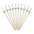thumbnail image 1 of 100 Pieces Golf Cocktail Picks 4.72 Inch Golf Themed Toothpicks Sports Bamboos Fruit Sandwich Skewer Picks Decorative Toothpicks For Appetizers Cocktail Garnish, 1 of 3