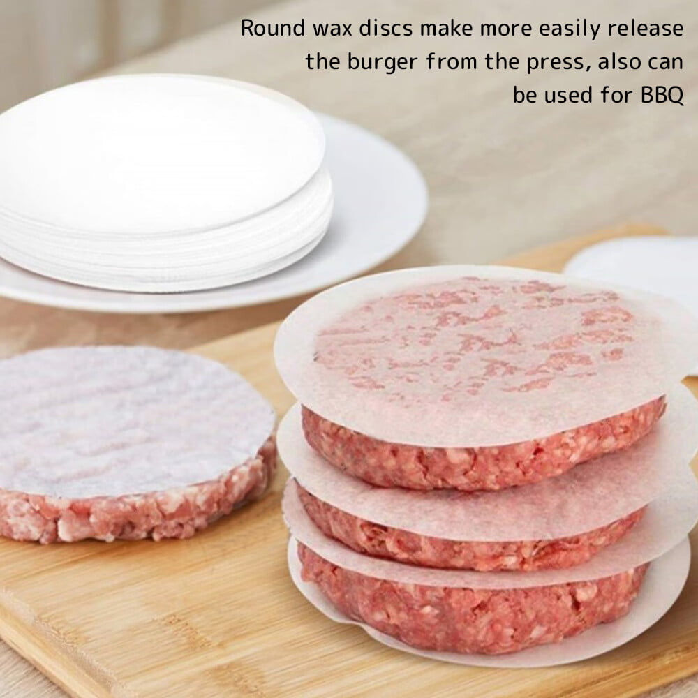 Waxed Butcher Paper Sheets | Hamburger Patty, | 200 Non-Stick Wax Paper  Squares Per Set (5.5x5.5)