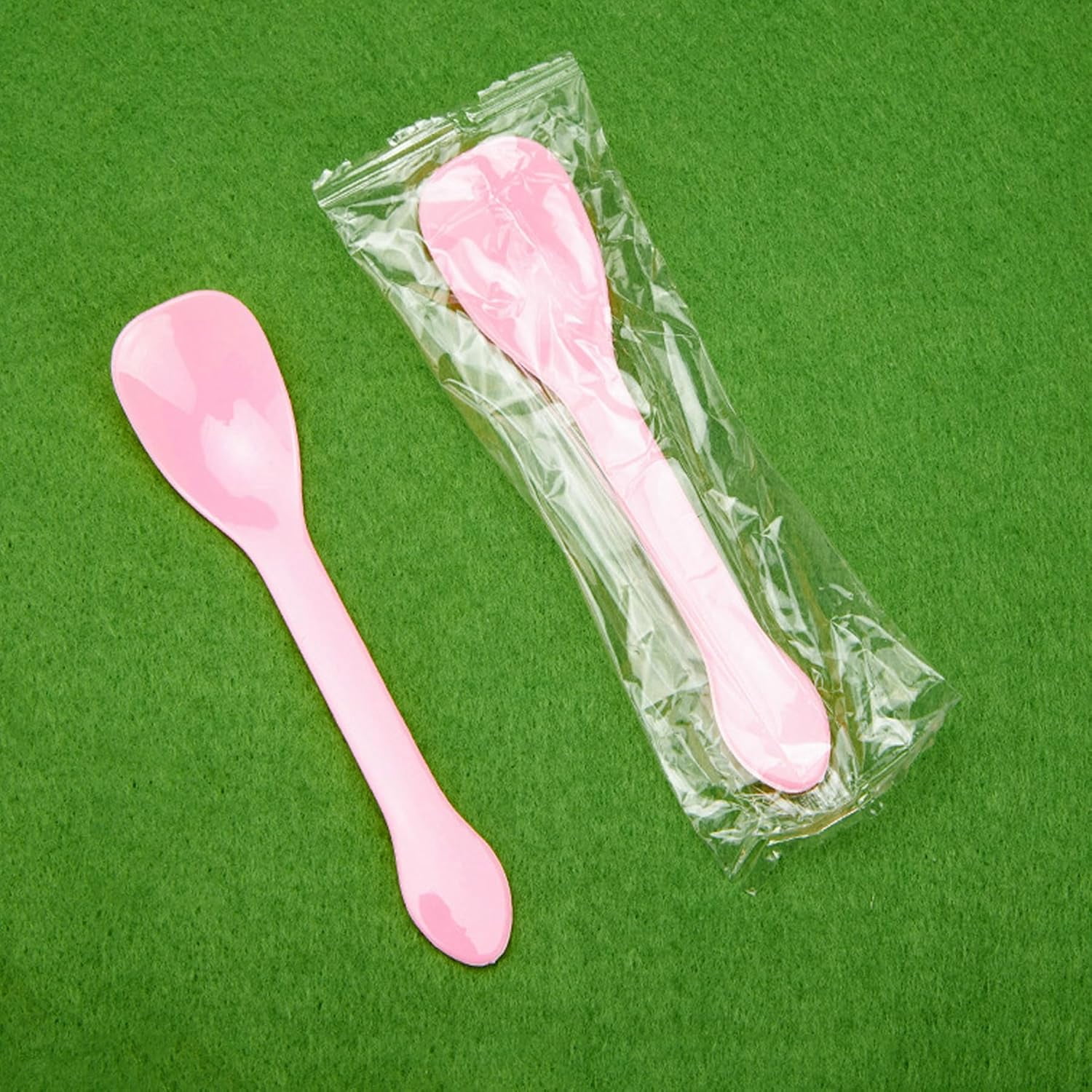 100 Pieces Ice Cream Scoops, Independent Packaging Disposable Cake ...