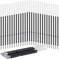 100 Pieces Ink Pen Replaceable Ballpoint Pen 0.7mm Smooth Writing Pen