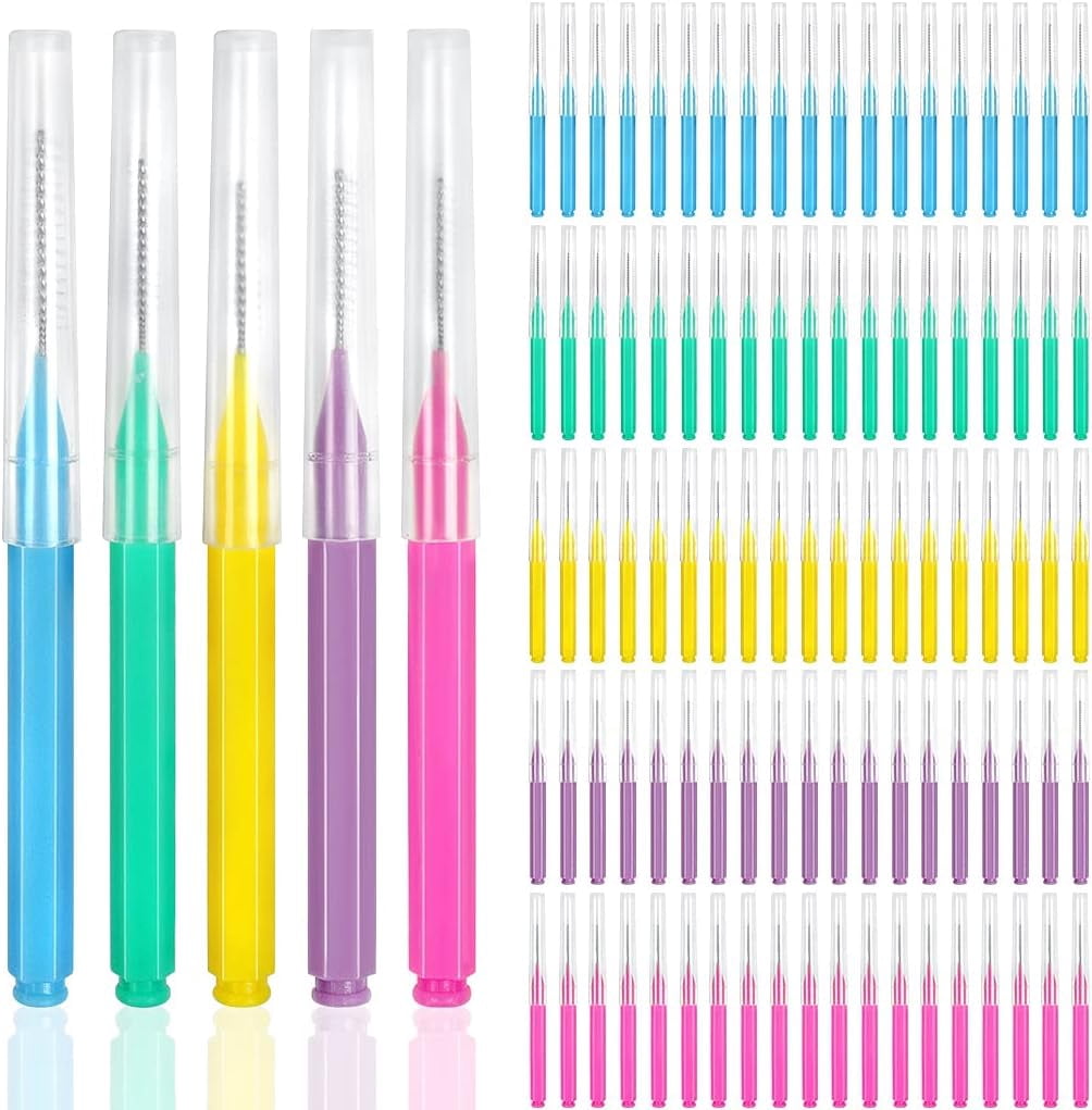 Buy 50pcs Tooth Flossing Head Soft Plastic Interdental Brush Oral - View #8