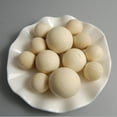 thumbnail image 1 of 100 Pieces Large Round Wooden Beads Wood Beads for Threading DIY Jewelry Making 25mm, 1 of 8