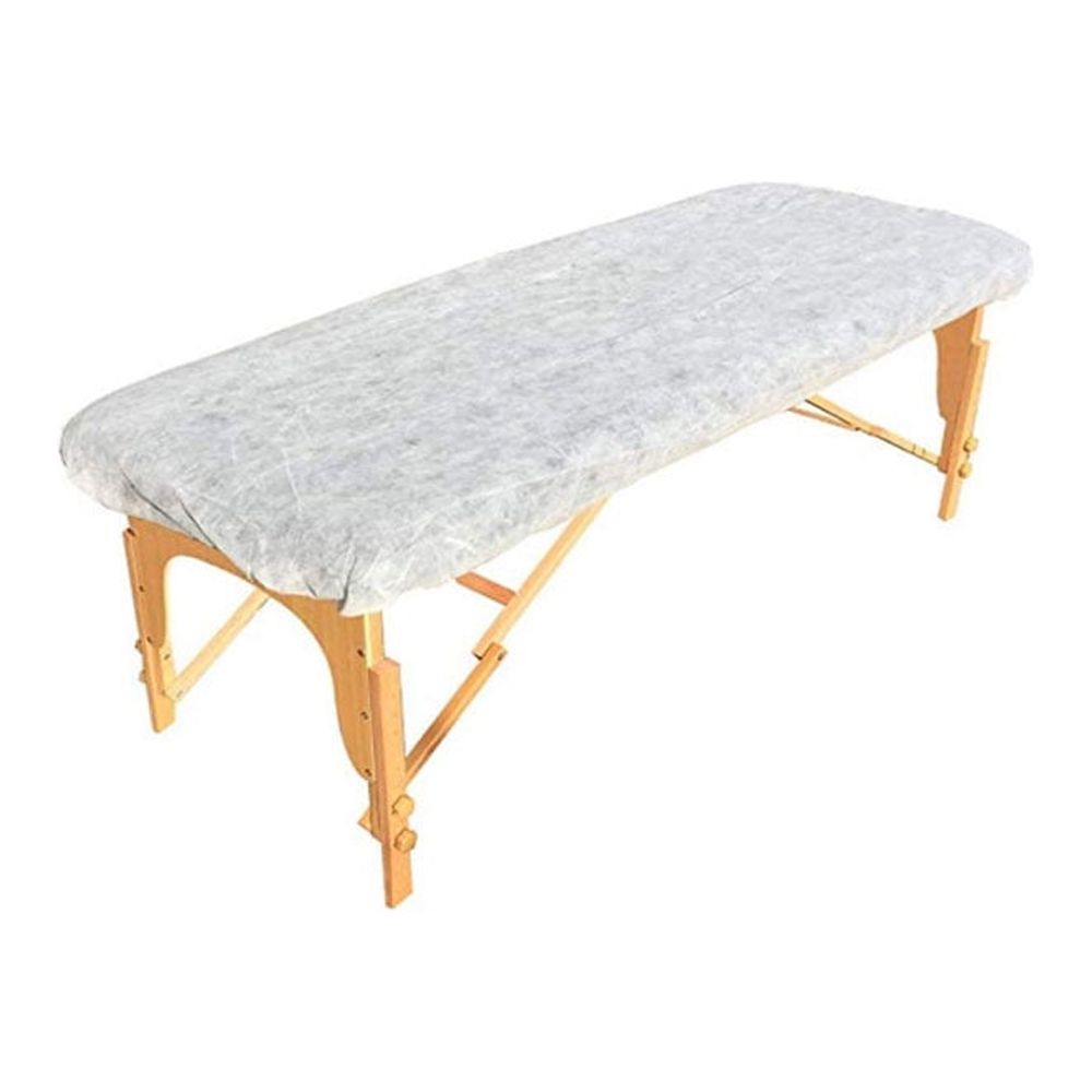 100 Pieces Massage Table Sheets, SPA Bed Cover with Elastic bands, Non Woven Facial Bed Sheets