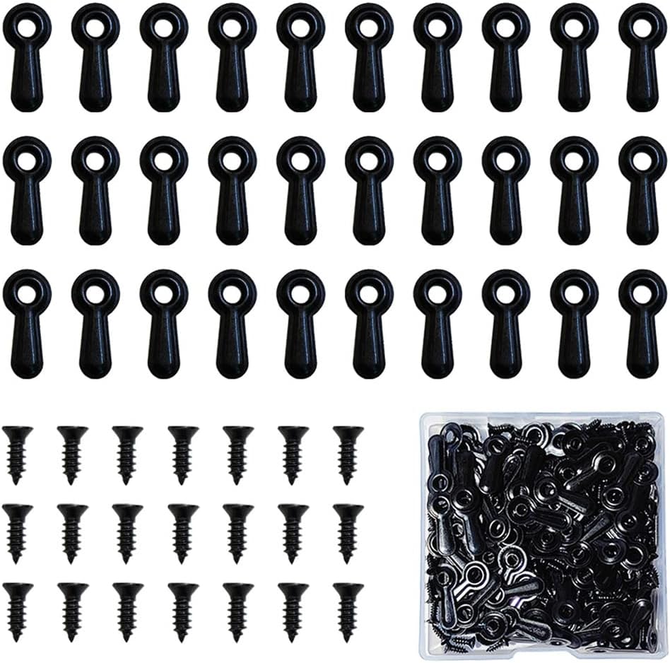 100 Pieces Metal Picture Frames Turn Button Fasteners with 100 Pieces