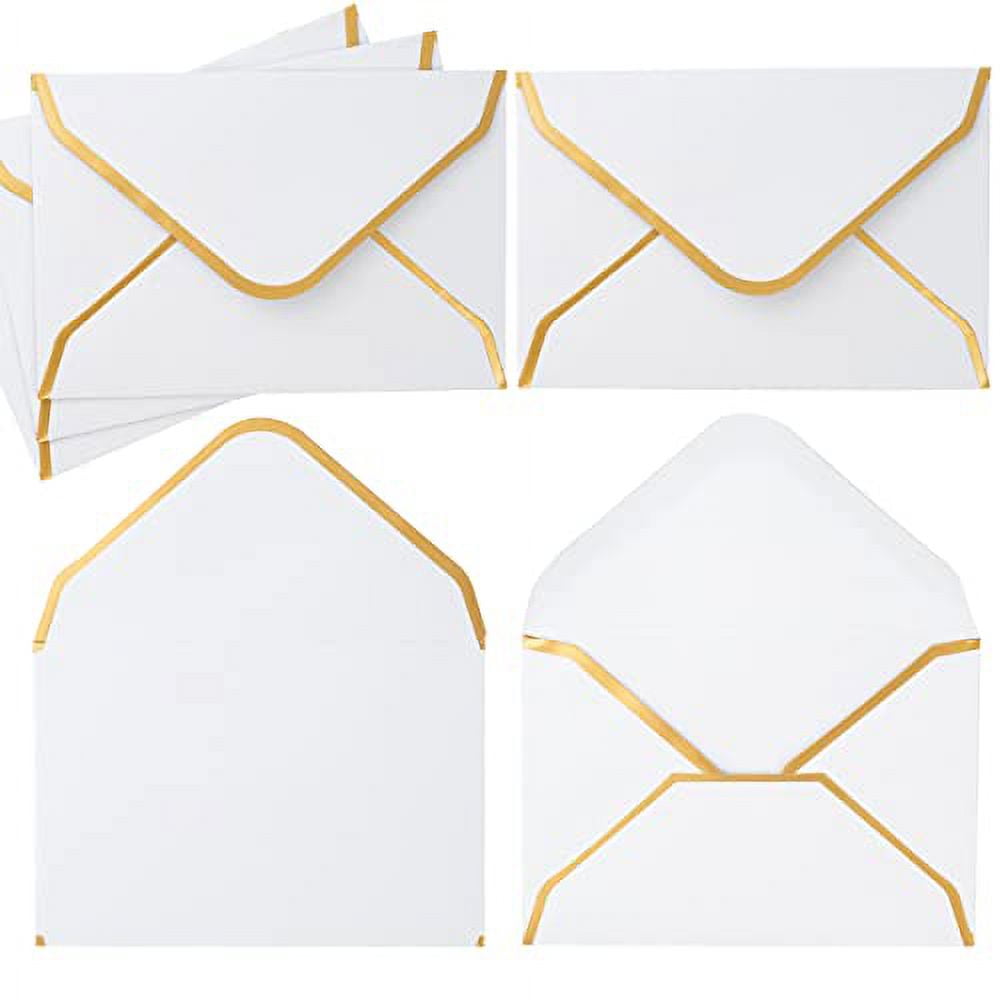 100 Pieces Mini Gift Card Envelopes Colorful V Flap Small Envelopes