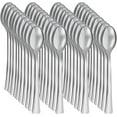 thumbnail image 1 of 100 Pieces Mini Plastic Spoons,4.5 Inches Mini Dessert Spoons,Silver Plastic Mini Spoons,Disposable Mini Plastic Tasting Forks,Mini Appetizer Forks for Coffee Desserts,Cake, 1 of 7