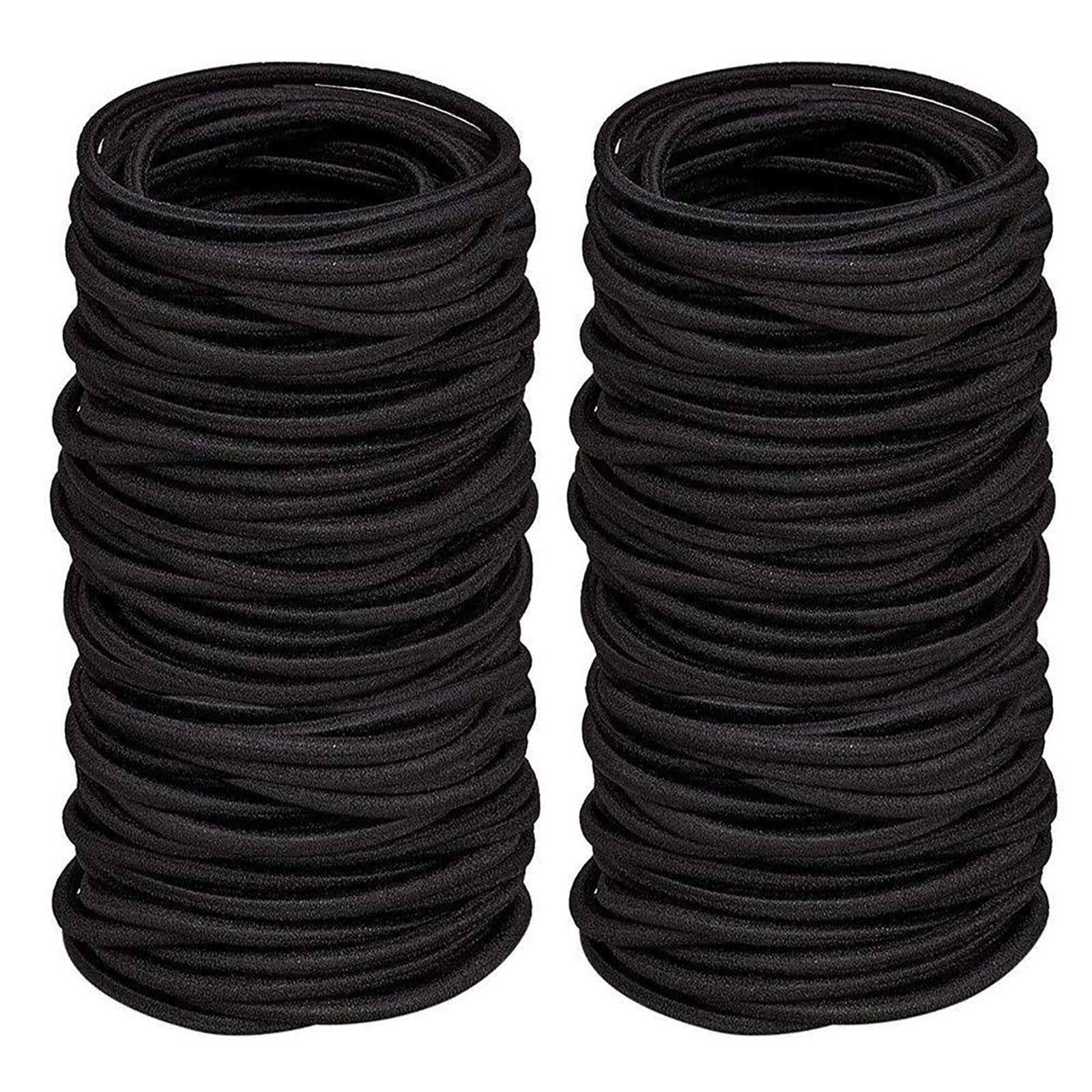 100 Pieces No Metal Hair Elastics Hair Ties Ponytail Holders Hair Bands